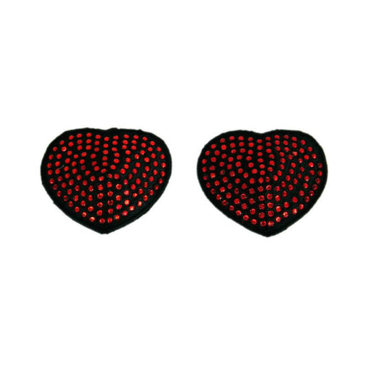 Crystal Heart Nipple Covers